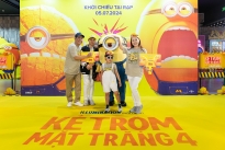 Gia đình sao Việt tái ngộ Minions tại sự kiện ra mắt bom tấn hoạt hình 'Kẻ trộm mặt trăng 4'