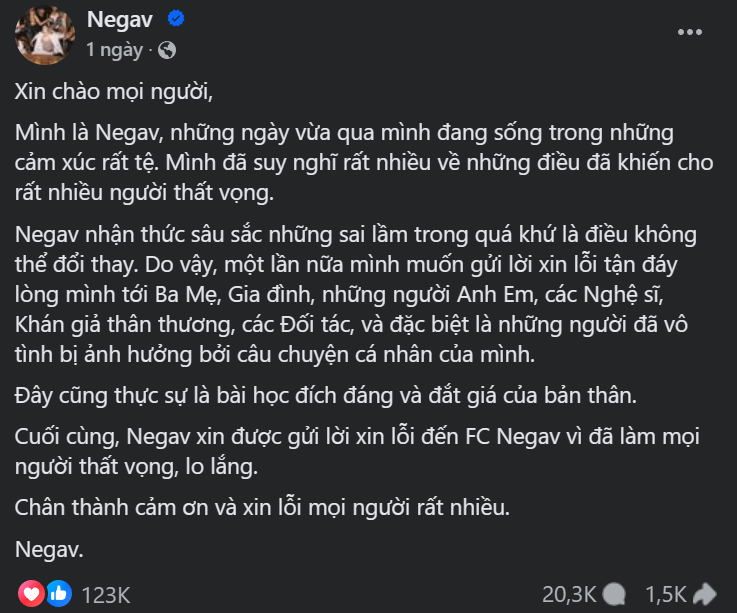 Negav phân biệt vùng miền, không tôn trọng Rhymastic?