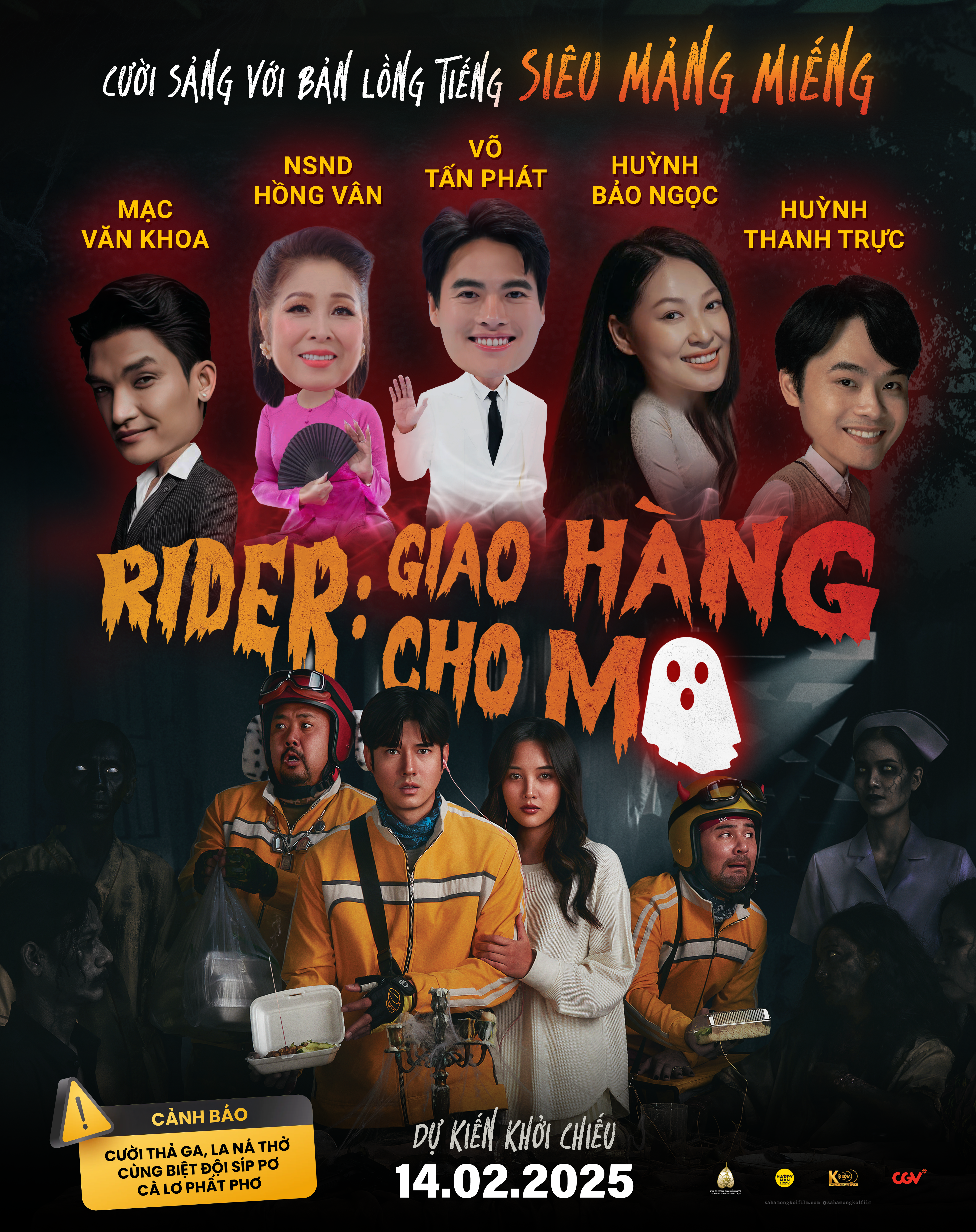 ‘Rider: Giao hàng cho ma’ tung trailer lồng tiếng với dàn diễn viên hài căng đét, cười ná thở với cặp đôi Võ Tấn Phát - Mạc Văn Khoa