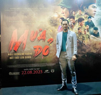 Lê Mạnh Phương - Người con Quảng Trị tự hào khi vào vai chính ủy Tân trong phim 'Mưa đỏ'