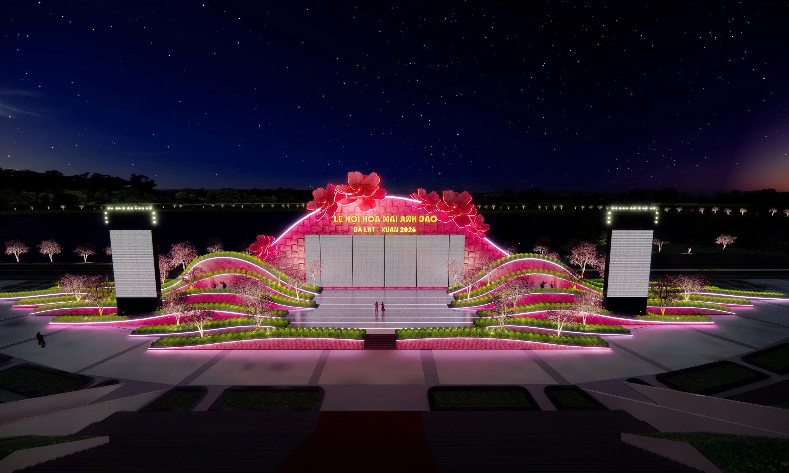 Diva Hồng Nhung, Quang Dũng, Hoàng Yến Chibi, PiaLinh... trình diễn tại Lễ hội hoa Mai Anh Đào Đà Lạt