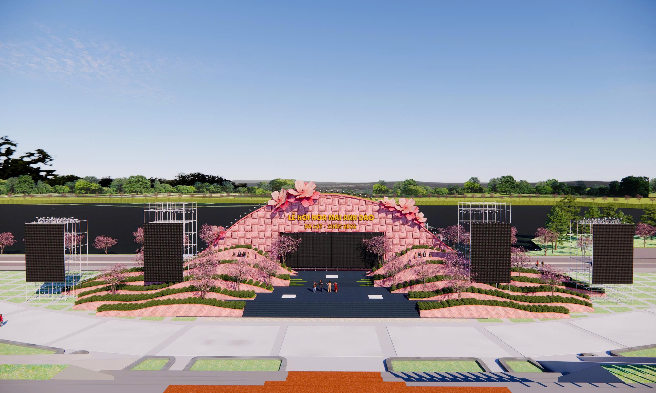 Diva Hồng Nhung, Quang Dũng, Hoàng Yến Chibi, PiaLinh... trình diễn tại Lễ hội hoa Mai Anh Đào Đà Lạt