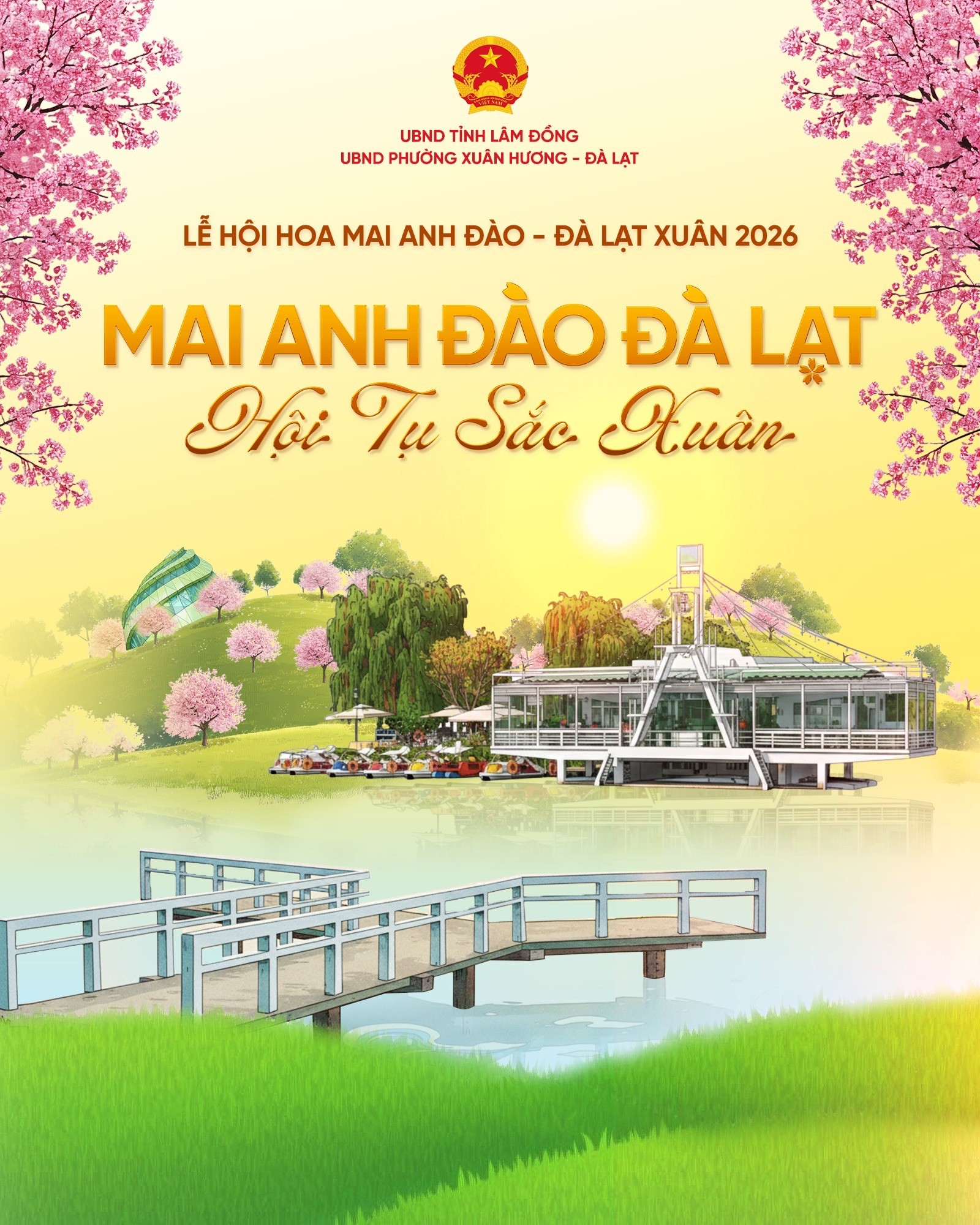 Diva Hồng Nhung, Quang Dũng, Hoàng Yến Chibi, PiaLinh... trình diễn tại Lễ hội hoa Mai Anh Đào Đà Lạt