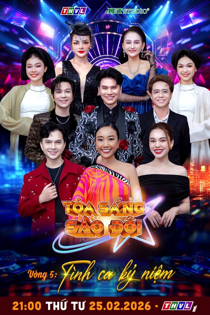 'Mỹ nữ bolero' Hiền Anh lột xác với hình ảnh cá tính, đa màu sắc trong 'Tỏa sáng sao đôi 2026'