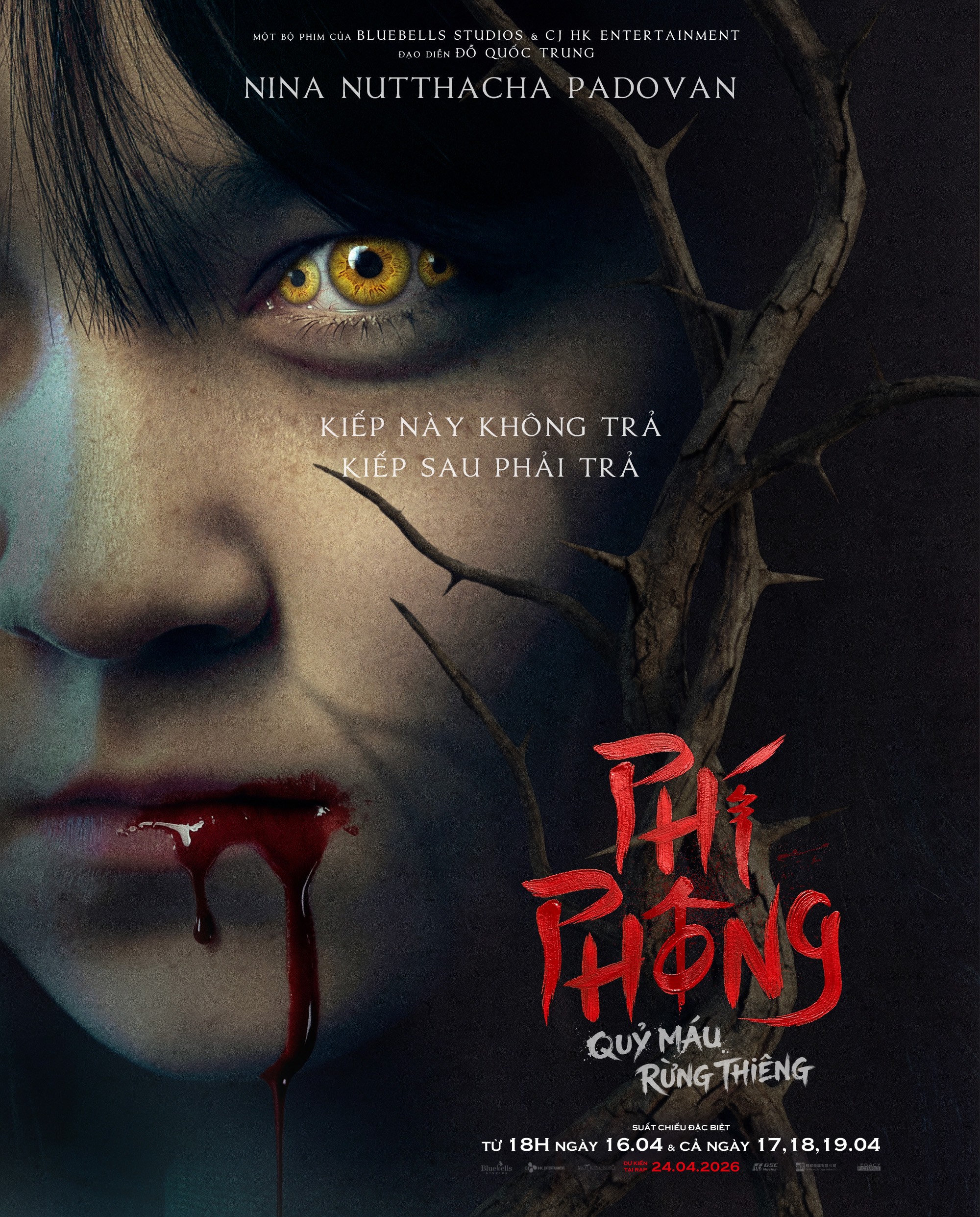 Sao nhí Nina Nutthacha Padovan áp lực phải nói tiếng Việt trong 'Phí Phông: Quỷ máu rừng thiêng'