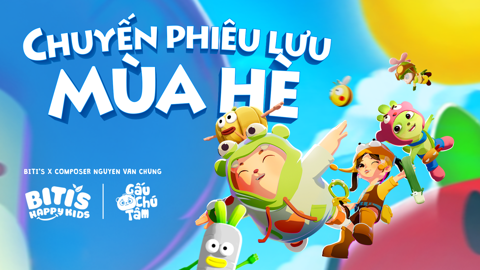 Nguyễn Văn Chung và Tidu bắt tay thực hiện phim hoạt hình âm nhạc 'Chuyến phiêu lưu mùa hè'