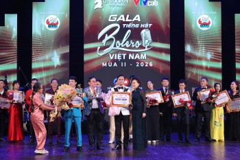 Quán quân 'Tiếng hát Bolero Việt Nam 2026' gọi tên Vũ Nguyên Thành