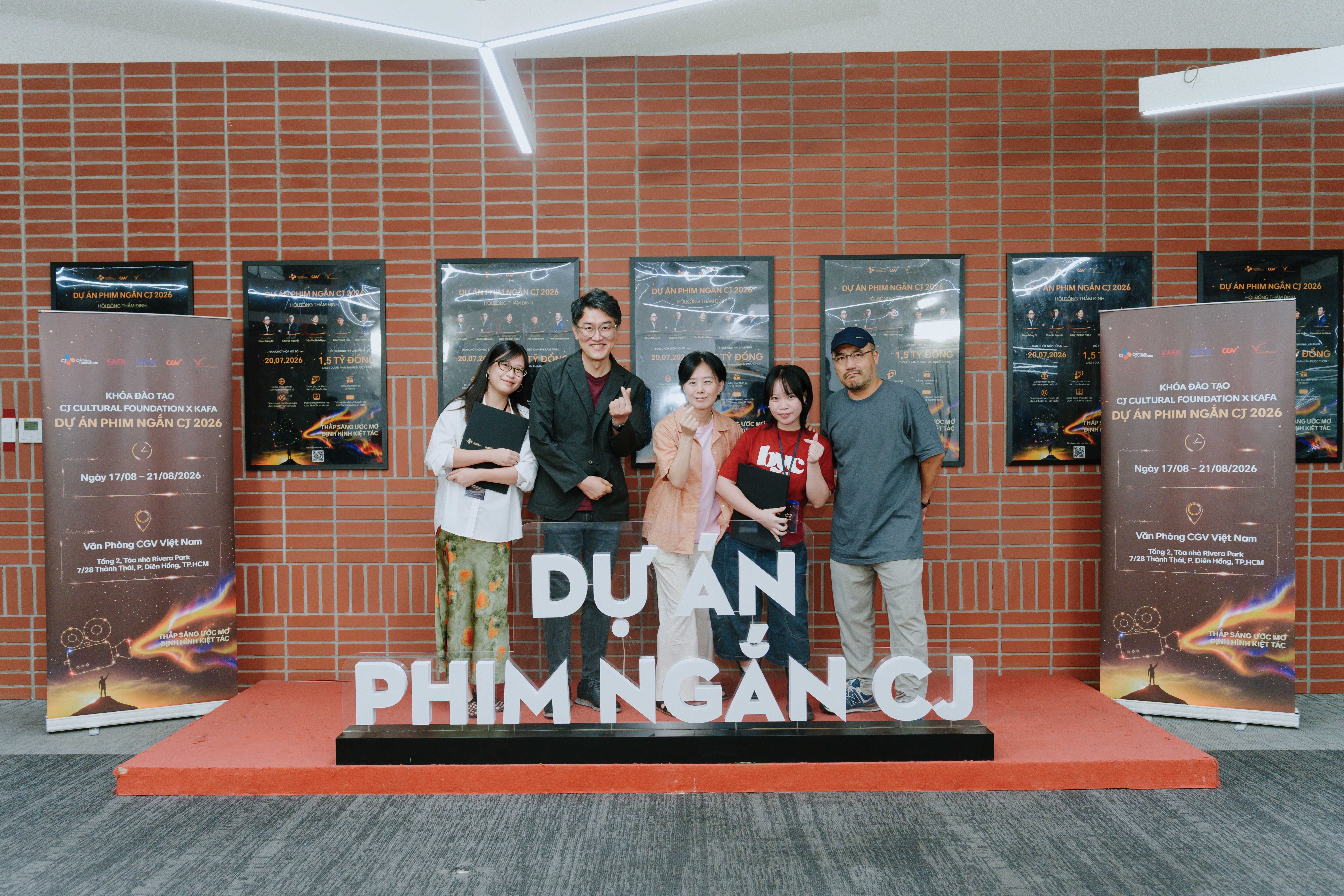 Top 5 'Dự án phim ngắn CJ 2026' tham gia khóa đào tạo cùng chuyên gia Việt Nam và Hàn Quốc