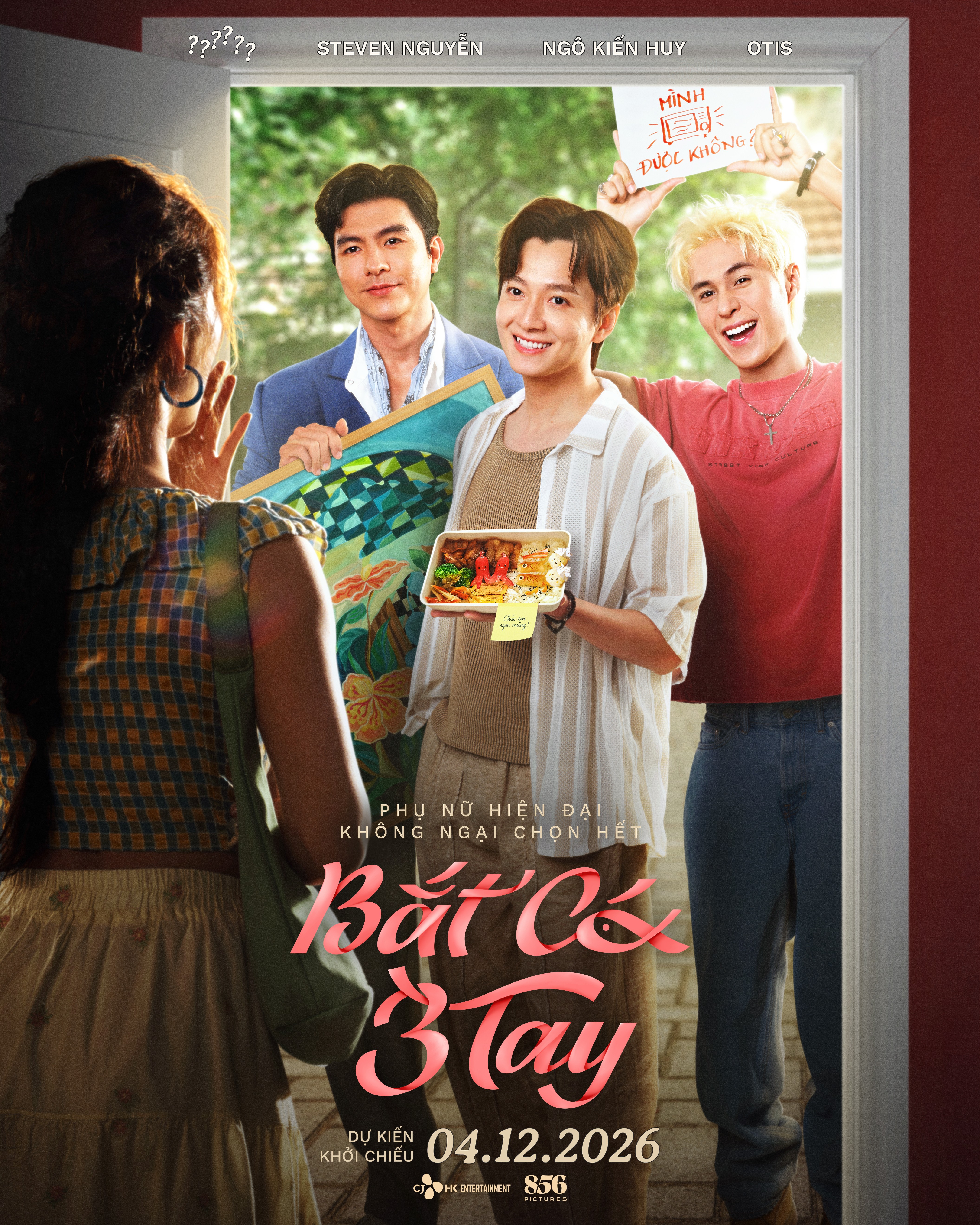 'Bắt cá ba tay' hé lộ màn đối đầu tình cảm của Ngô Kiến Huy, Steven Nguyễn và Otis