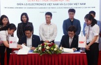 CJ CGV và LG Electronics ký thỏa thuận hợp tác toàn diện