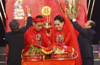Hiền Trang và Thái Huy bất ngờ tổ chức đám cưới trên sân khấu 'Gia đình nghệ thuật'