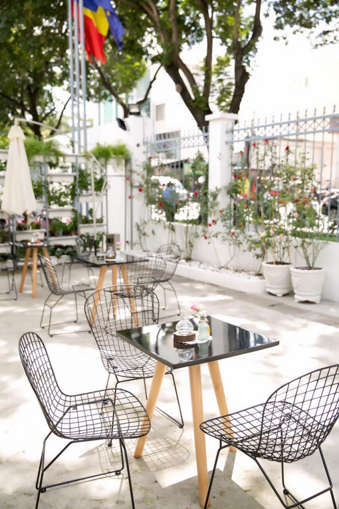 cafe rose chon thu gian cua ly nha ky