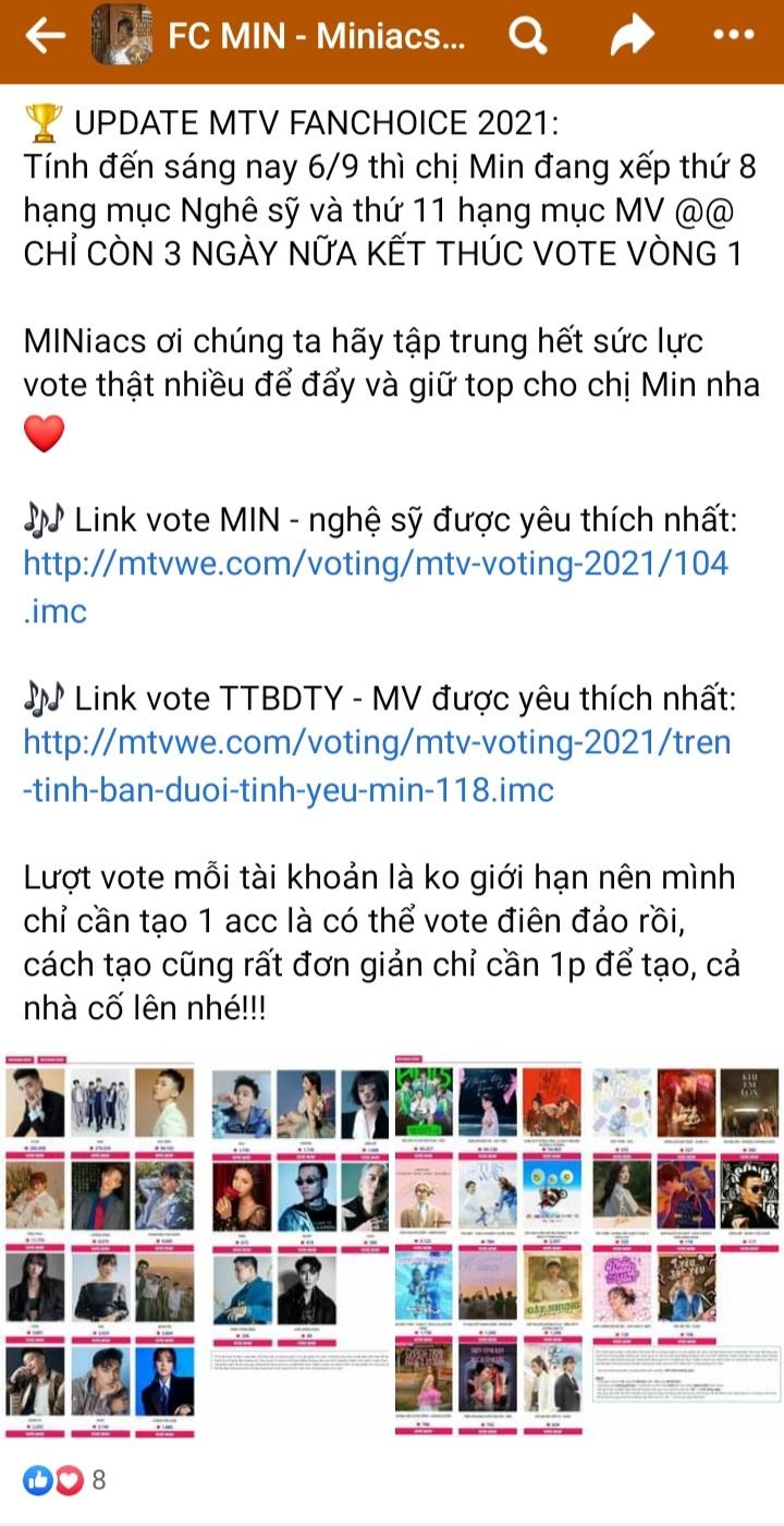 Lượt vote của K-IMC và Uni5 bám đuổi sát sao: Nghệ sĩ chiến thắng MTV Fan Choice sẽ gọi tên ai?