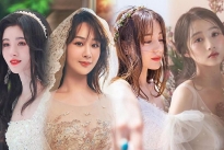 Sao Hoa Ngữ làm cô dâu, Angela Baby, Địch Lệ Nhiệt Ba hay Triệu Lộ Tư... đẹp nhất?