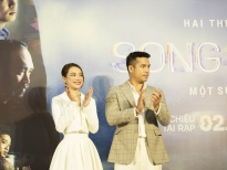 Nhã Phương & Trương Thế Vinh diện đồ ‘ton sur ton'’ cực hợp rơ tại họp báo ra mắt phim ‘Song song’