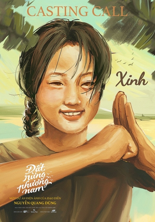 'Đất rừng phương Nam' phác họa hình ảnh An - Cò - Xinh thế hệ mới qua loạt poster casting