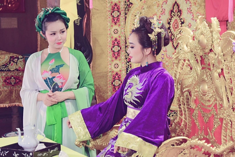 nang phi amy le anh tiep tuc ben duyen phim cung dau cung dan chi hoai an
