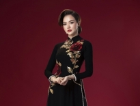 Kiều Ngân hóa quý cô quyền lực với áo dài Minh Châu
