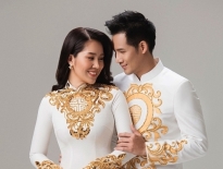 Lê Phương - Thanh Thức hóa đôi uyên ương trong trang phục áo dài Minh Châu