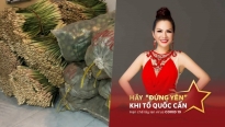 Hoa hậu Lê Thanh Thúy tặng hơn 14 tấn chanh, sả, gừng và thực phẩm hỗ trợ người dân chống dịch