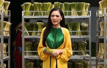 Vân Anh - đại diện Việt Nam gây ấn tượng với thông điệp bảo vệ môi trường tại 'Miss Earth 2021’