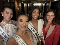 Vừa đến Israel, Kim Duyên khoe thần thái đỉnh cao cùng các chị em 'Miss Universe'