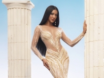 'Sparkling River' Gown – Lấp loáng được lựa chọn trình diễn trong đêm chung kết 'Miss Universe 2021' của Kim Duyên